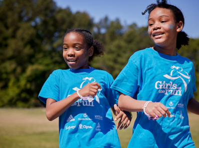 Girls on the Run participants accomplishing goals